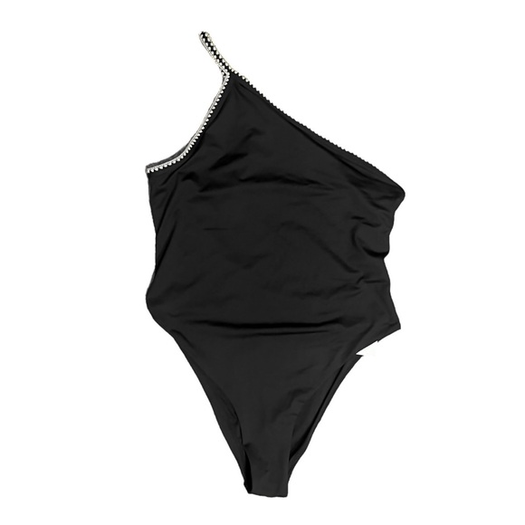 Zara Embroidered Asymmetric Swimsuit - Picture 7 of 15
